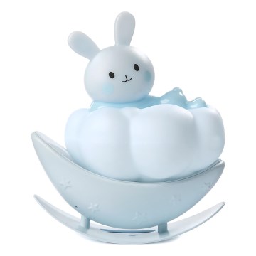 ONLI - Veilleuse rechargeable pour enfants NUVOLINA LED/2,5W/5V 300 mAh lapin/bleu