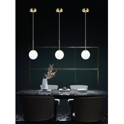 Open Design OR80087 - Suspension pour salle de bains sur câble BAO 1xG9/8W/230V IP44 dorée