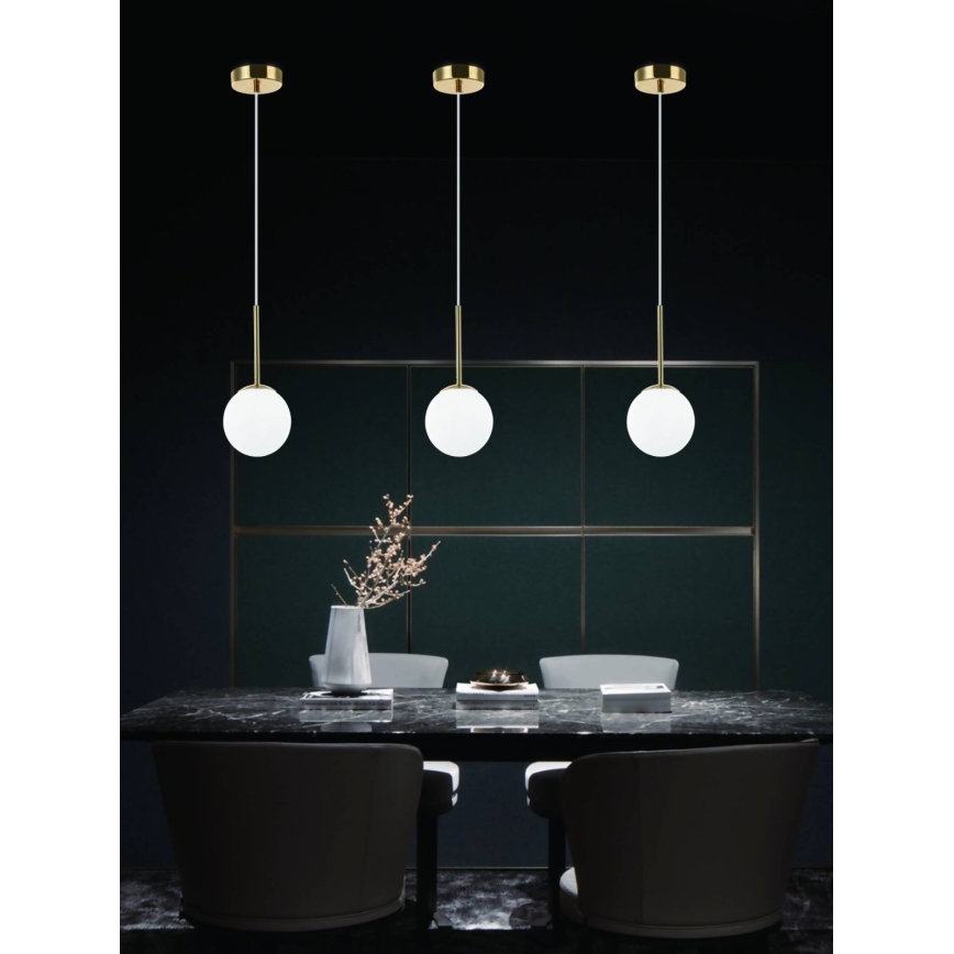 Open Design OR80087 - Suspension pour salle de bains sur câble BAO 1xG9/8W/230V IP44 dorée