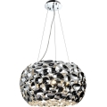 Open Design OR80162 - Suspension sur câble CARERA 6xG9/7W/230V Ø 55 cm chrome brillant