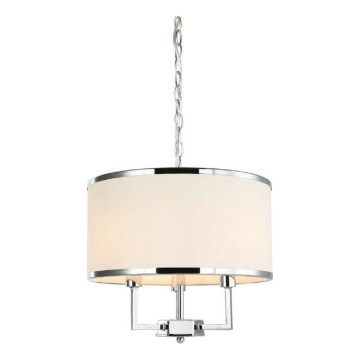 Open Design OR80209 - Lustre suspendu CASA sur chaîne 3xE14/12W/230V crème/chrome brillant