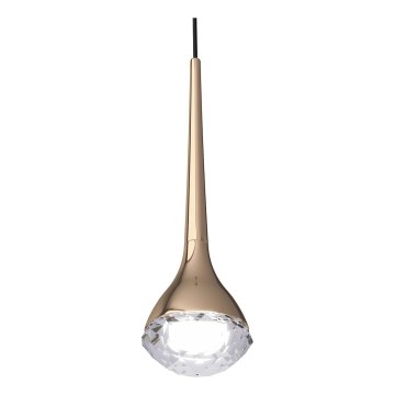 Open Design OR80315 - Suspension LED sur câble CRIMA LED/7W/230V or rose