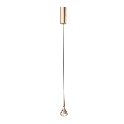 Open Design OR80315 - Suspension LED sur câble CRIMA LED/7W/230V or rose