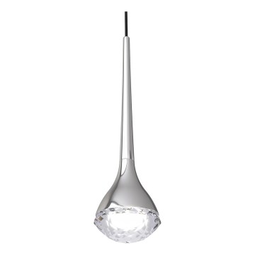 Open Design OR80322 - Suspension sur câble CRIMA LED/7W/230V, chrome brillant