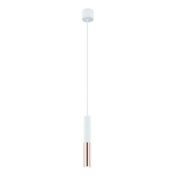 Open Design OR80858 - Suspension sur câble SLIMI 1xG9/3,5W/230V blanc/or rose