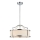 Open Design OR80865 - Suspension sur tige STANZA 3xE27/15W/230V Ø 42 cm chrome brillant/blanc