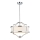 Open Design OR80902 - Suspension sur tige STESSO 4xE27/15W/230V Ø 42 cm chrome brillant/blanc