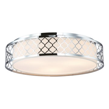 Open Design OR81008 - Plafonnier CAVALLI 3x E27, 15 W, 230 V, Ø 52 cm, chrome brillant