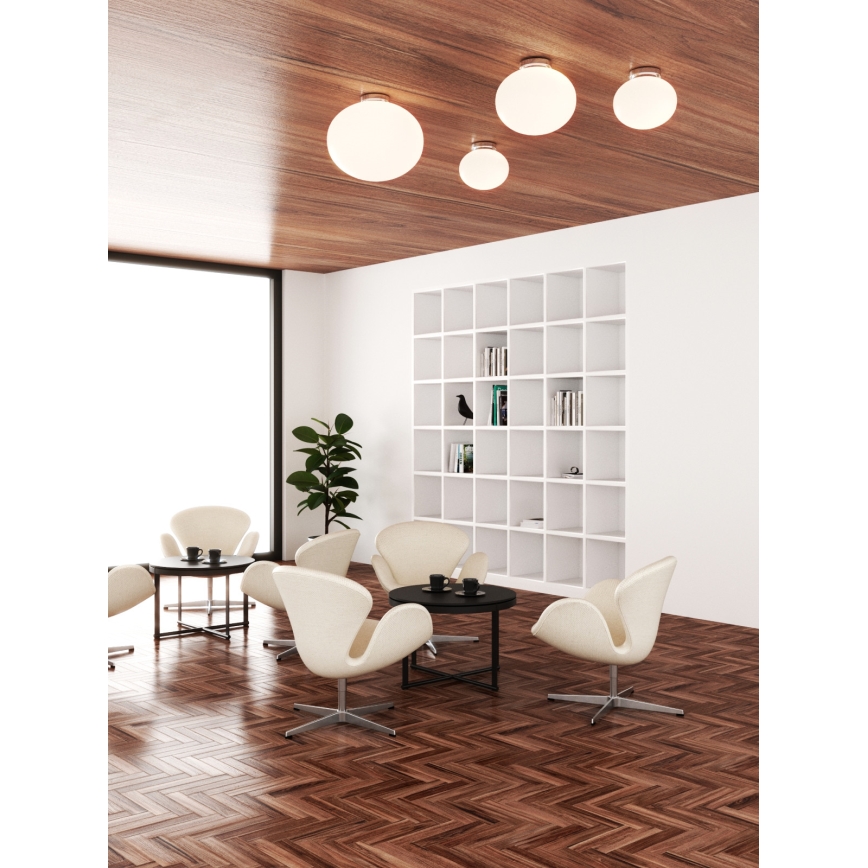 Open Design OR81152 - Plafonnier PALLA 1xE27/12W/230V Ø 30 cm chrome brillant