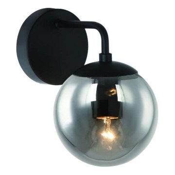 Open Design OR81411 - Applique murale BAO 1xE27/8W/230V noir/gris fumé