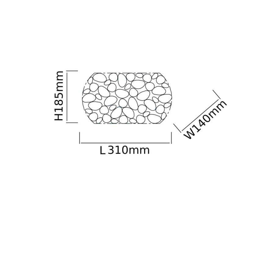 Open Design OR81473 - Applique murale CARERA 1xG9/7W/230V chrome brillant