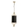 Open Design OR84108 - Lustre sur chaîne LUNGA 1xE27/15W/230V doré/noir