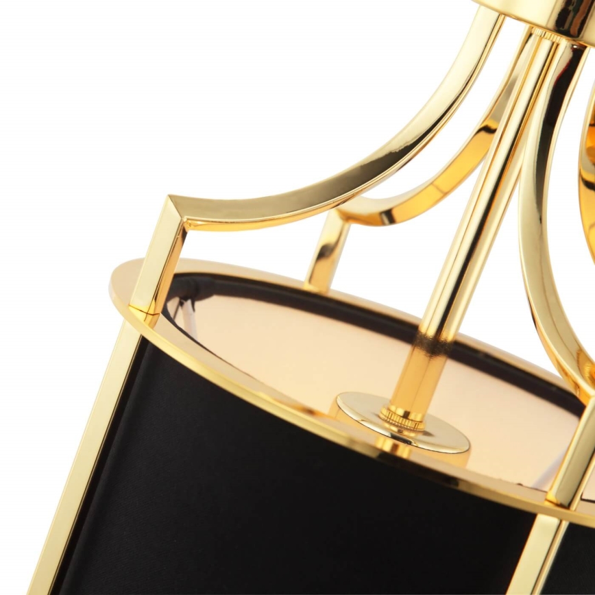 Open Design OR84108 - Lustre sur chaîne LUNGA 1xE27/15W/230V doré/noir