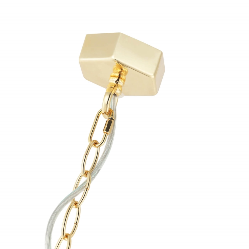 Open Design OR84108 - Lustre sur chaîne LUNGA 1xE27/15W/230V doré/noir