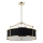 Open Design OR84146 - Lustre sur tige STANZA 4x E27/15 W/230 V Ø 55 cm doré/noir