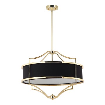 Open Design OR84160 - Lustre sur tige STESSO 4xE27/15W/230V Ø 55 cm doré/noir