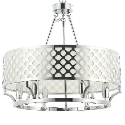 Open Design OR84375 - Lustre à chaîne VERNO 6xE14/12W/230V chromé brillant