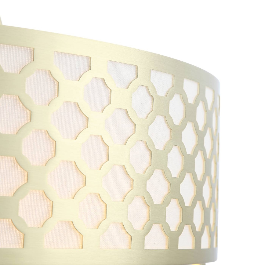 Open Design OR84382 - Lustre VERNO sur chaîne, 6 x ampoules E14 (12 W chacune), 230 V, laiton