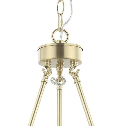 Open Design OR84382 - Lustre VERNO sur chaîne, 6 x ampoules E14 (12 W chacune), 230 V, laiton