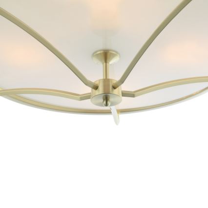 Open Design OR84436 - Plafonnier STESSO 4xE27/12W/230V Ø 65 cm laiton/blanc