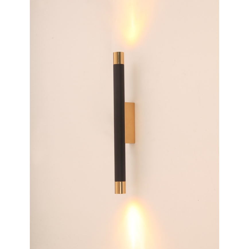 Open Design OR84573 - Applique murale Q 2xG9/3,5W/230V noire/dorée