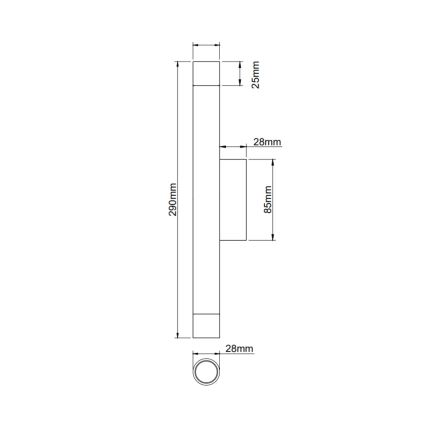 Open Design OR84573 - Applique murale Q 2xG9/3,5W/230V noire/dorée