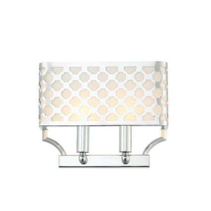 Open Design OR84597 - Applique murale VERNO 2xE14/12W/230V, chrome brillant