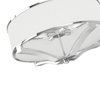 Open Design OR84801 - Lustre sur tige GERDO 4xE27/12W/230V chrome brillant/blanc