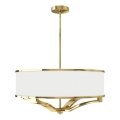Open Design OR84825 - Lustre sur tige GERDO 4xE27/12W/230V doré/blanc