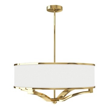 Open Design OR84825 - Lustre sur tige GERDO 4xE27/12W/230V doré/blanc