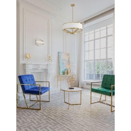 Open Design OR84825 - Lustre sur tige GERDO 4xE27/12W/230V doré/blanc