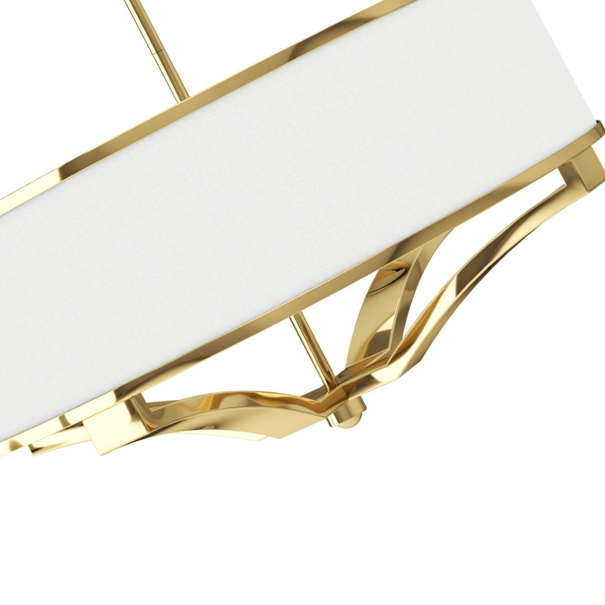 Open Design OR84825 - Lustre sur tige GERDO 4xE27/12W/230V doré/blanc