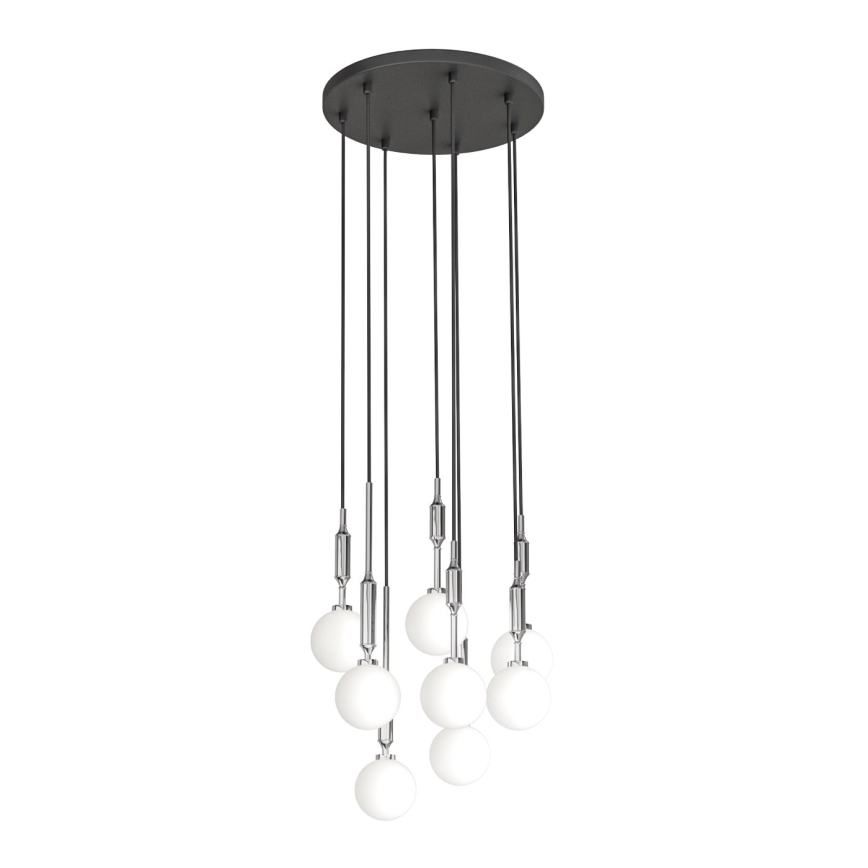 Open Design OR85327 - Suspension sur câble ERO 8xG9/8W/230V chrome brillant