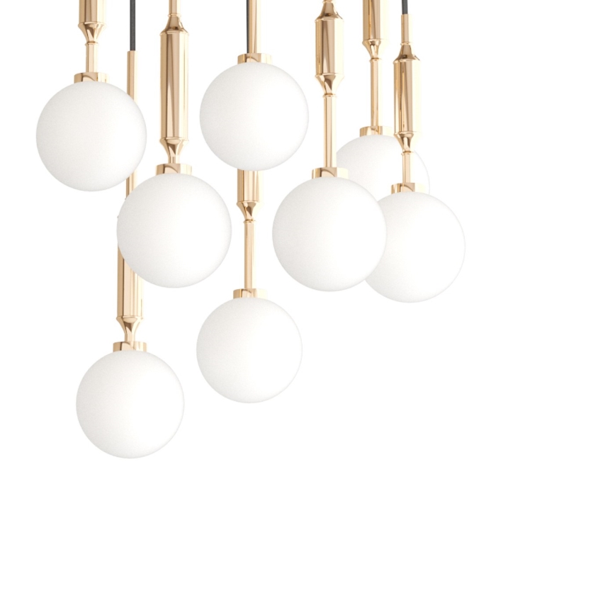 Open Design OR85334 - Suspension sur câble ERO 8xG9/8W/230V dorée