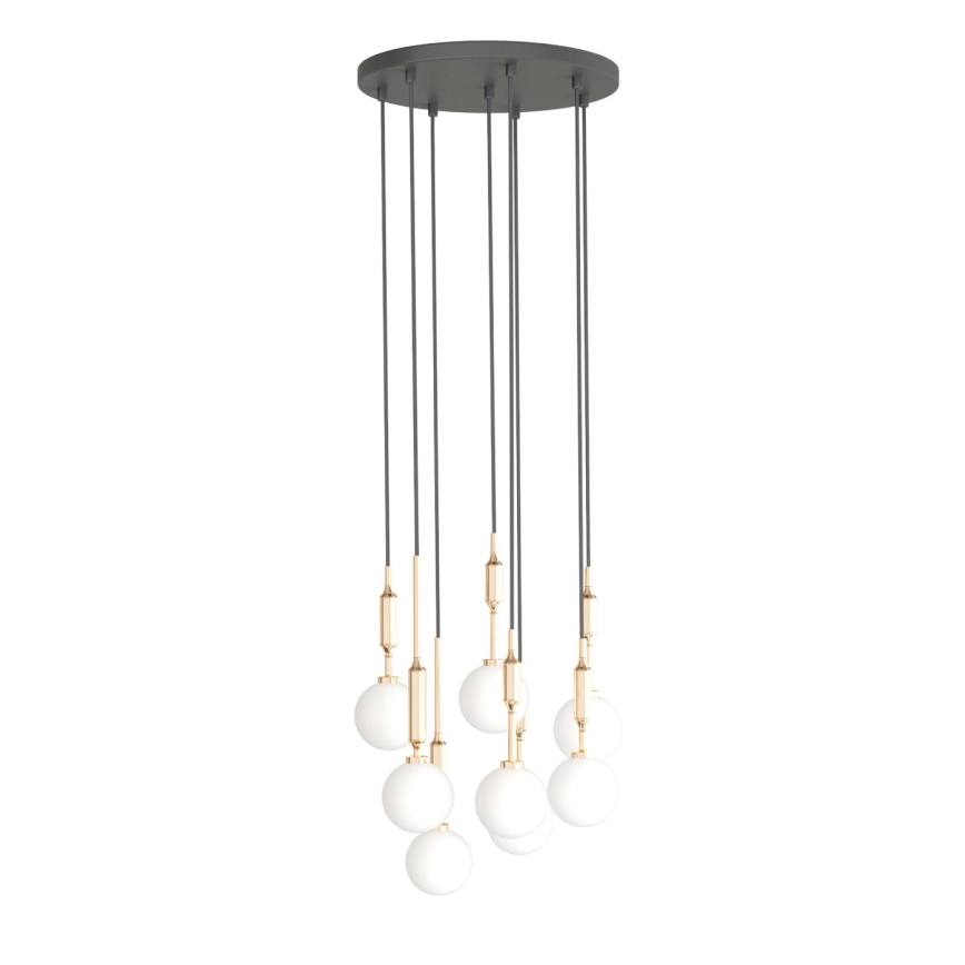 Open Design OR85334 - Suspension sur câble ERO 8xG9/8W/230V dorée