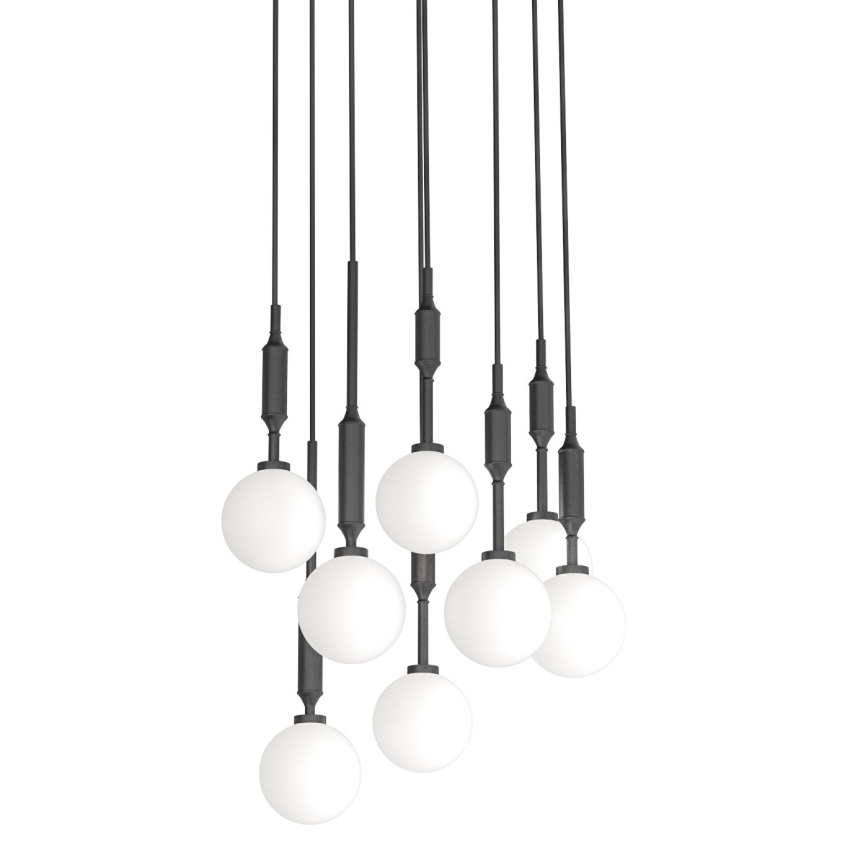 Open Design OR85341 - Suspension sur câble ERO 8xG9/8W/230V noire