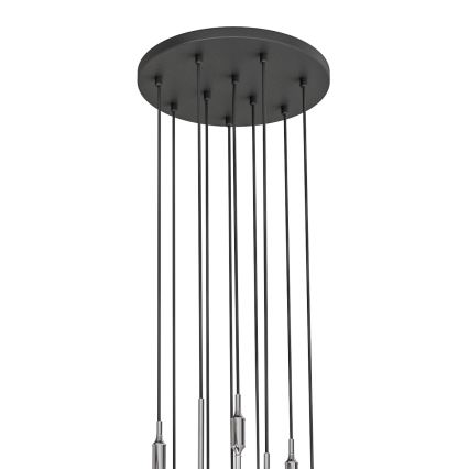Open Design OR85358 - Suspension sur câble ERO 10xG9/8W/230V, chrome brillant