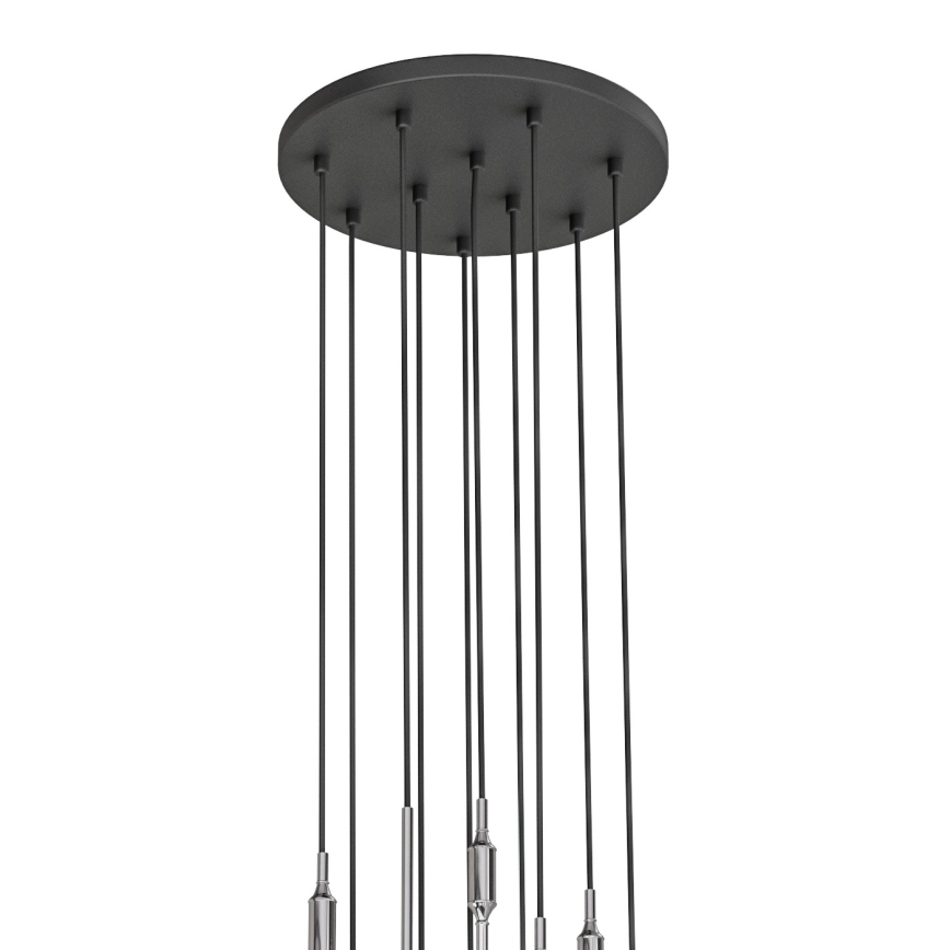 Open Design OR85358 - Suspension sur câble ERO 10xG9/8W/230V, chrome brillant