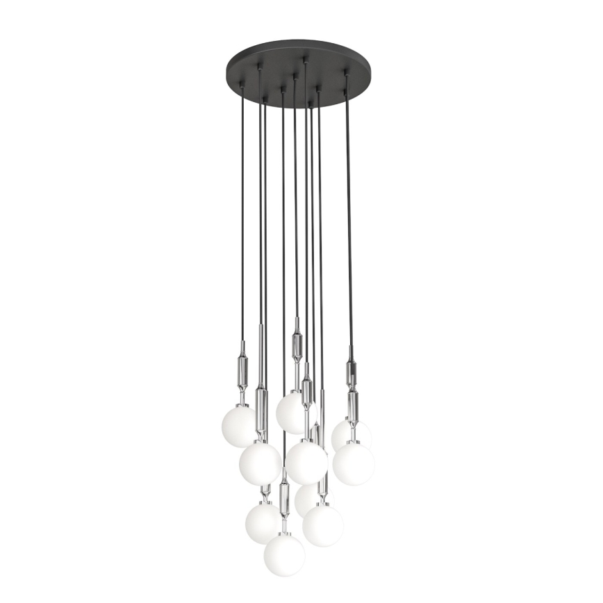 Open Design OR85358 - Suspension sur câble ERO 10xG9/8W/230V, chrome brillant