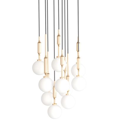 Open Design OR85365 - Suspension sur câble ERO 10xG9/8W/230V dorée
