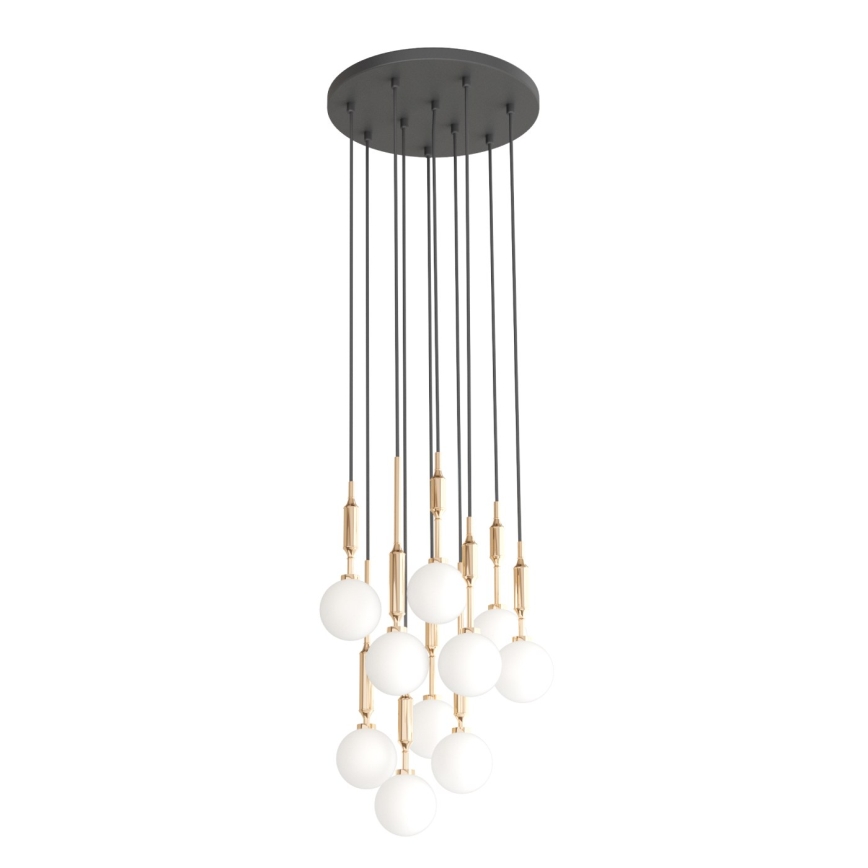 Open Design OR85365 - Suspension sur câble ERO 10xG9/8W/230V dorée