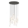 Open Design OR85396 - Suspension ERO sur câbles 12xG9/8W/230V dorée