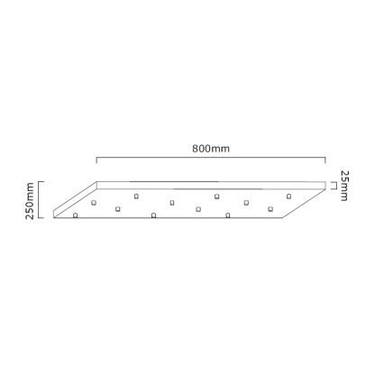 Open Design OR85440 - Suspension sur câble ERO 12xG9/8W/230V chrome brillant