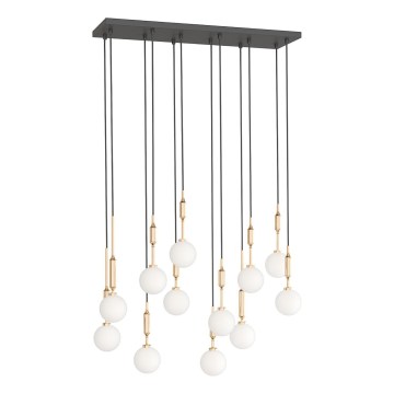Open Design OR85457 - Suspension sur câble ERO 12xG9/8W/230V dorée