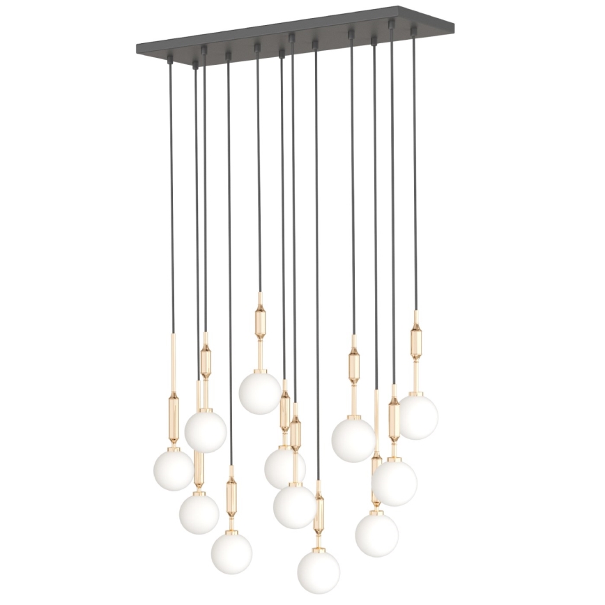 Open Design OR85457 - Suspension sur câble ERO 12xG9/8W/230V dorée