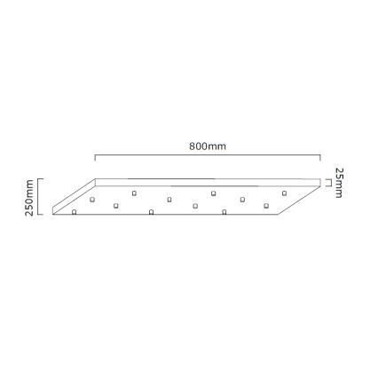 Open Design OR85457 - Suspension sur câble ERO 12xG9/8W/230V dorée