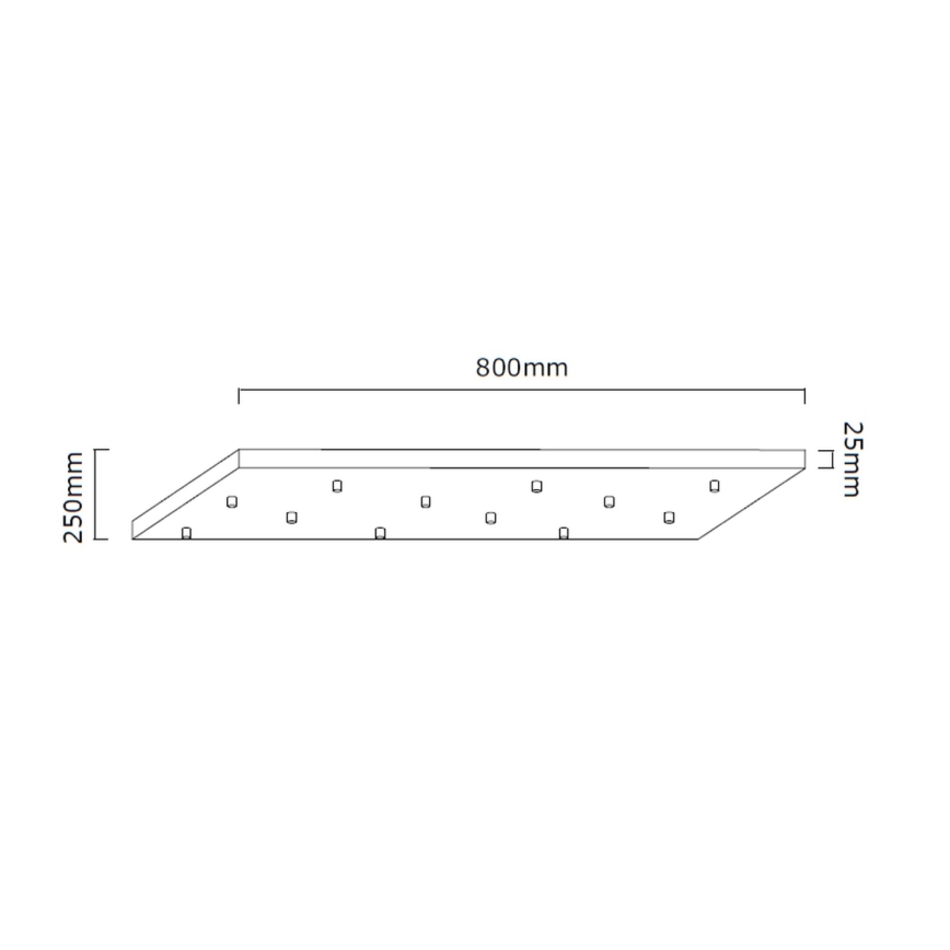 Open Design OR85457 - Suspension sur câble ERO 12xG9/8W/230V dorée