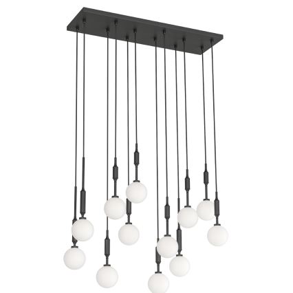 Open Design OR85464 - Suspension sur câble ERO 12xG9/8W/230V noire