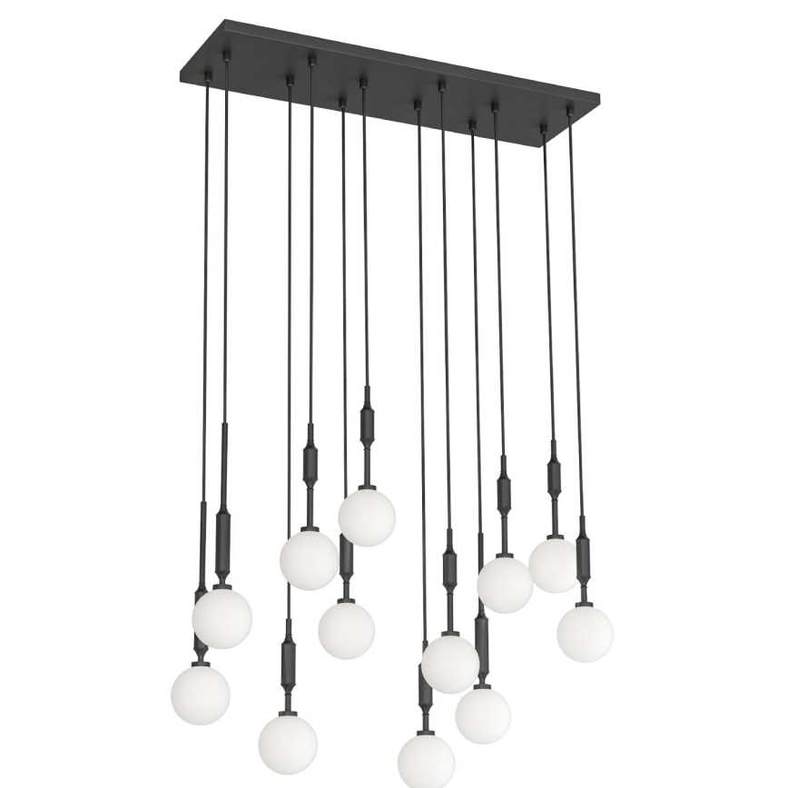Open Design OR85464 - Suspension sur câble ERO 12xG9/8W/230V noire