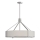 Open Design OR85655 - Lustre sur tige DORETTO 6xE27/15W/230V Ø 70 cm chrome mat/blanc